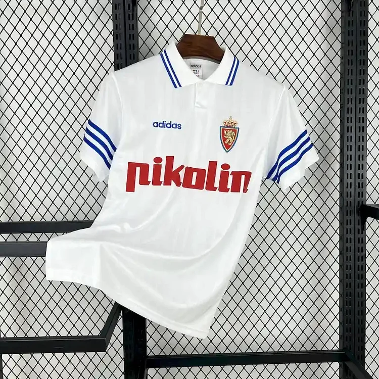 Retro 1995-97 Real Zaragoza home football jersey
