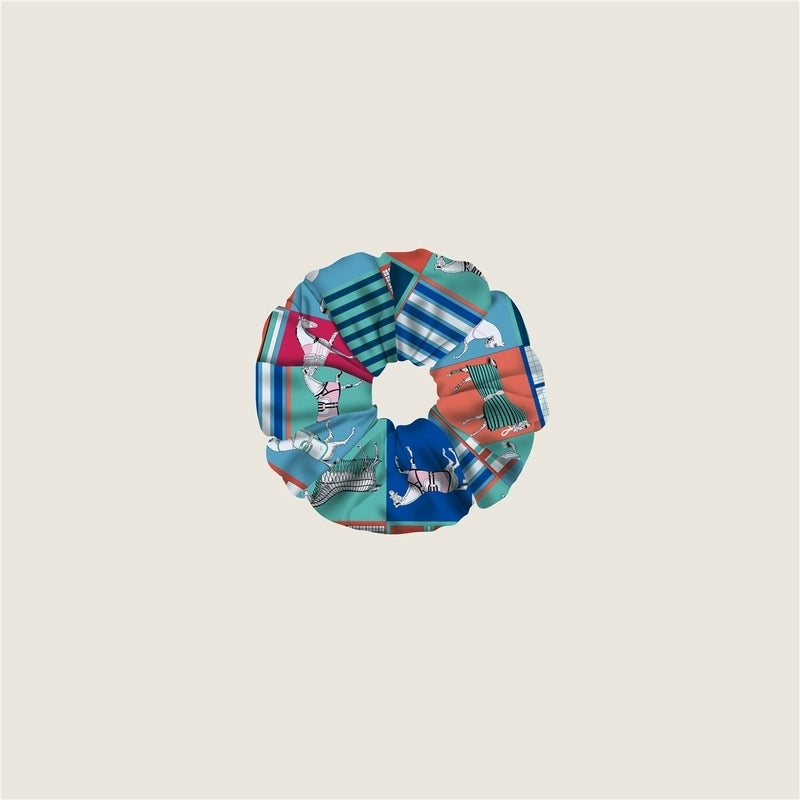 Women’s Retro Sweet Printing Cloth Hair Tie