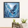 Diamond Painting-DIY Crystal Rhinestone Snowy Owl