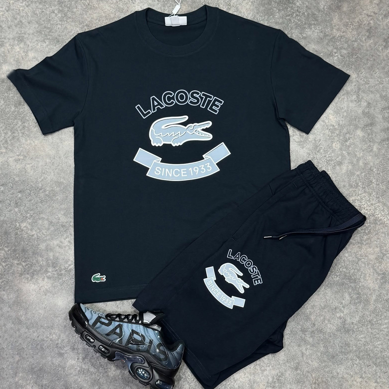 High-Quality Lacoste 1993 T-Shirt And Shorts Co-Ord