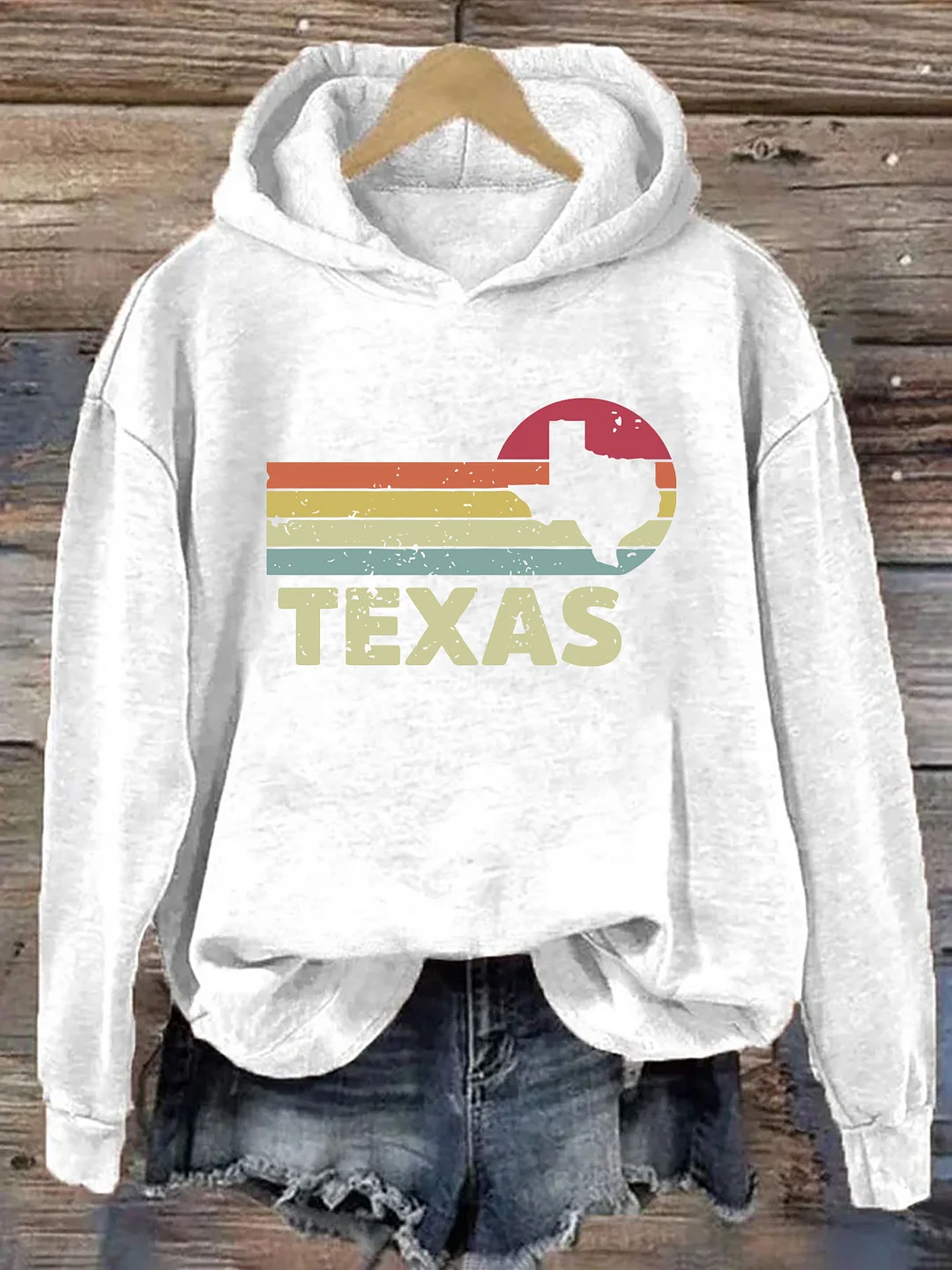 Texas Map Hoodie