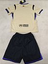 Joyfball 2025/2026 Kids Size  Barcelona Away Football Shirt 1:1 Thai Quality