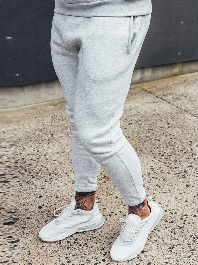 Men's Gray Casual Sport Pants