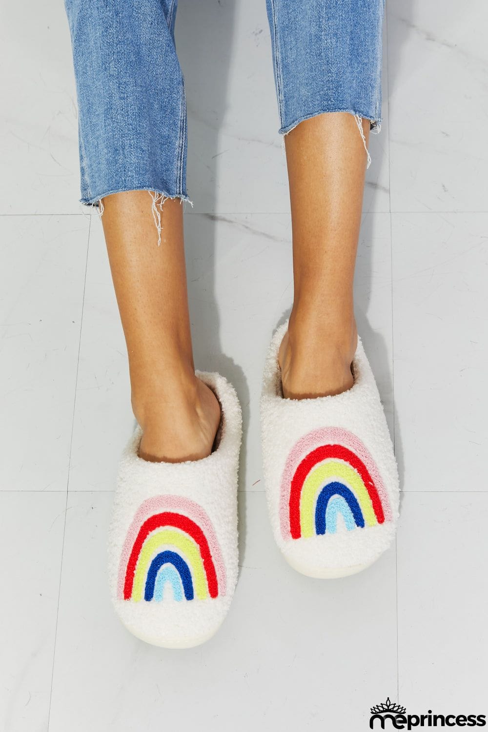 MMShoes Rainbow Plush Slipper
