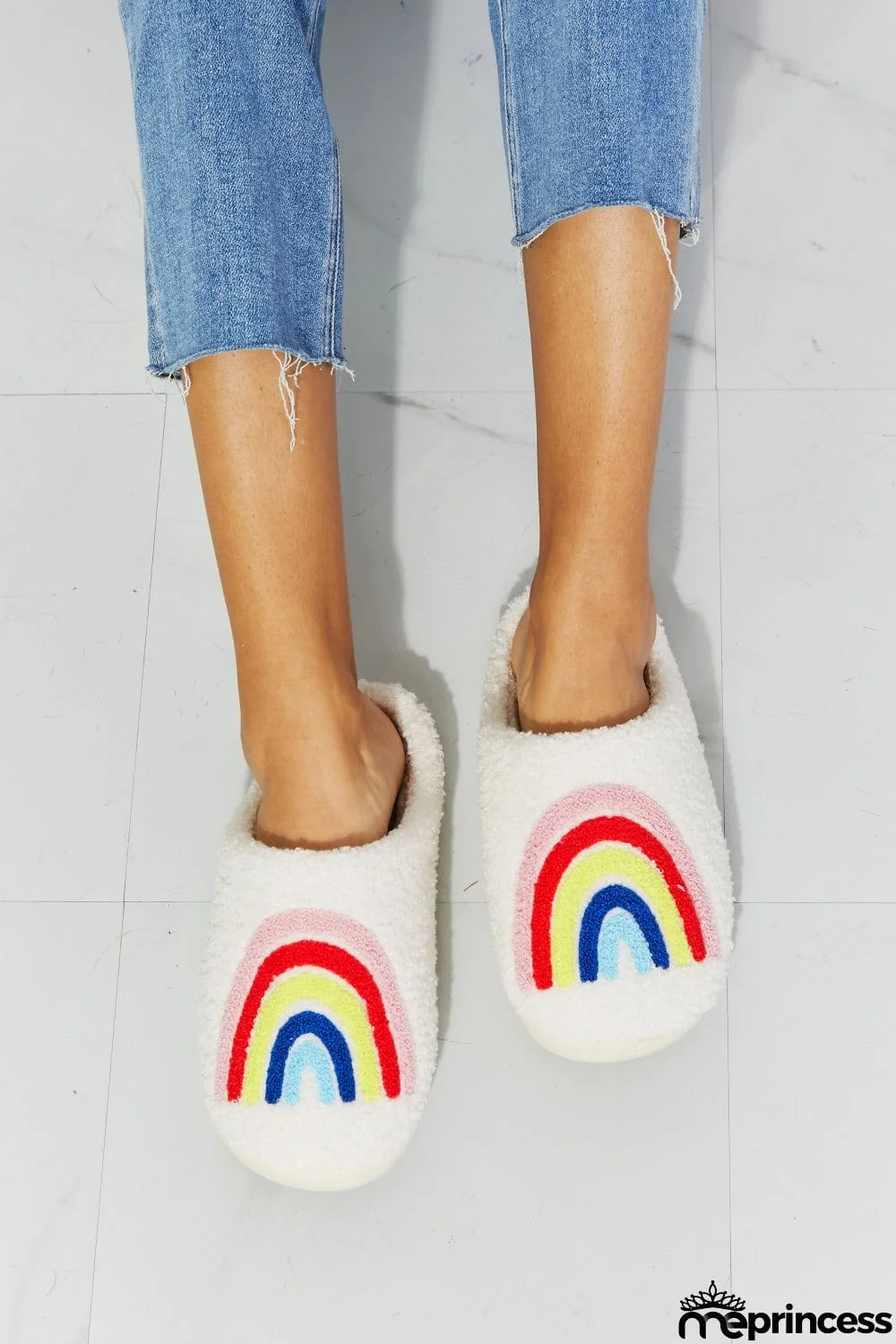 MMShoes Rainbow Plush Slipper