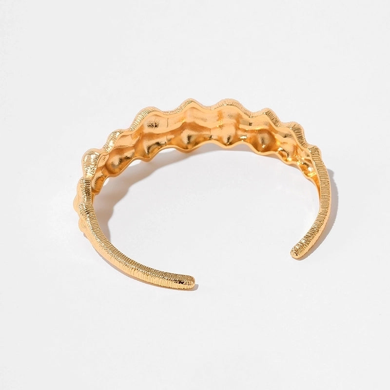 Copper Waves Bangle