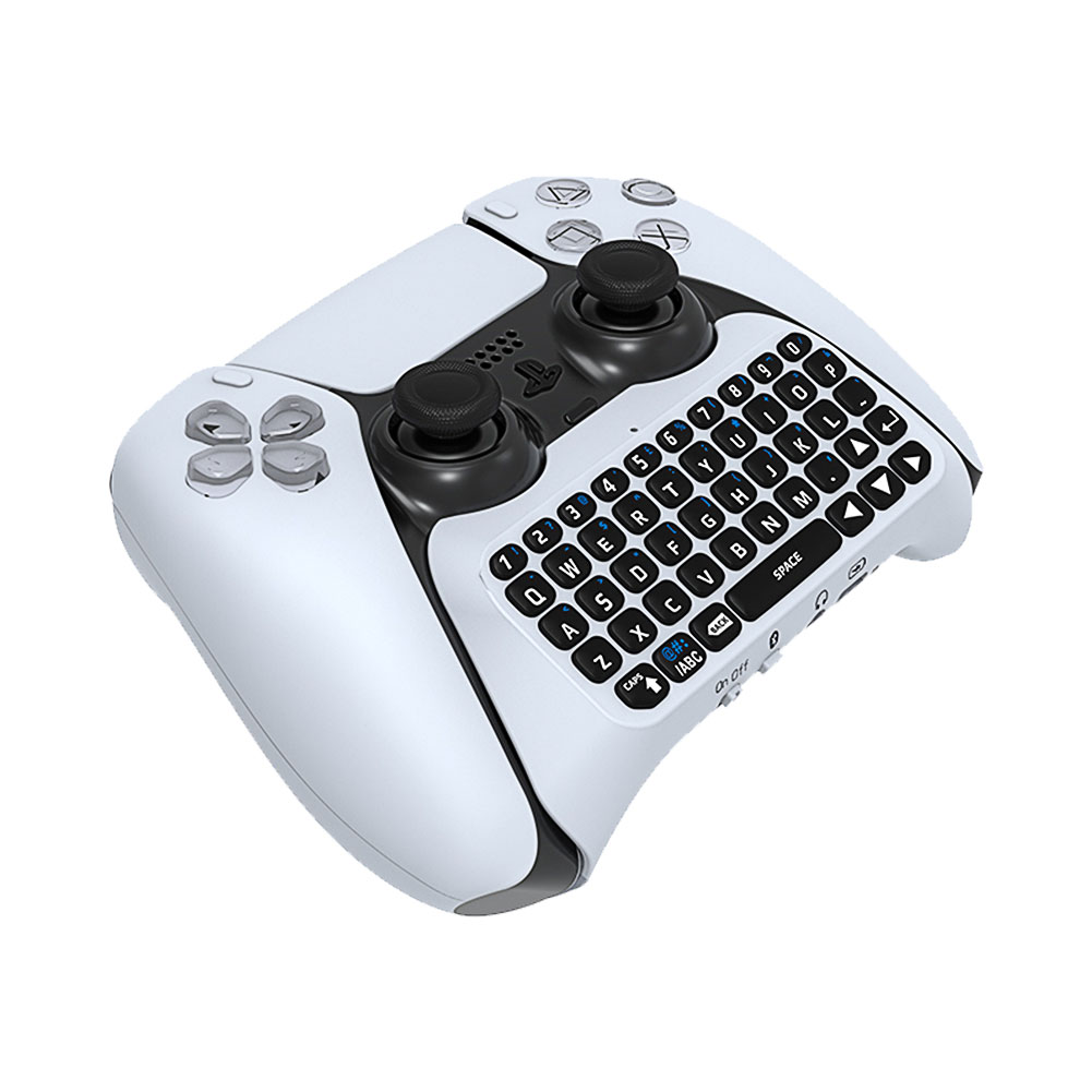 

3.5mm Wireless Keyboard Bluetooth Chat Pad Keypad for Sony PS5 Controller, 501 Original