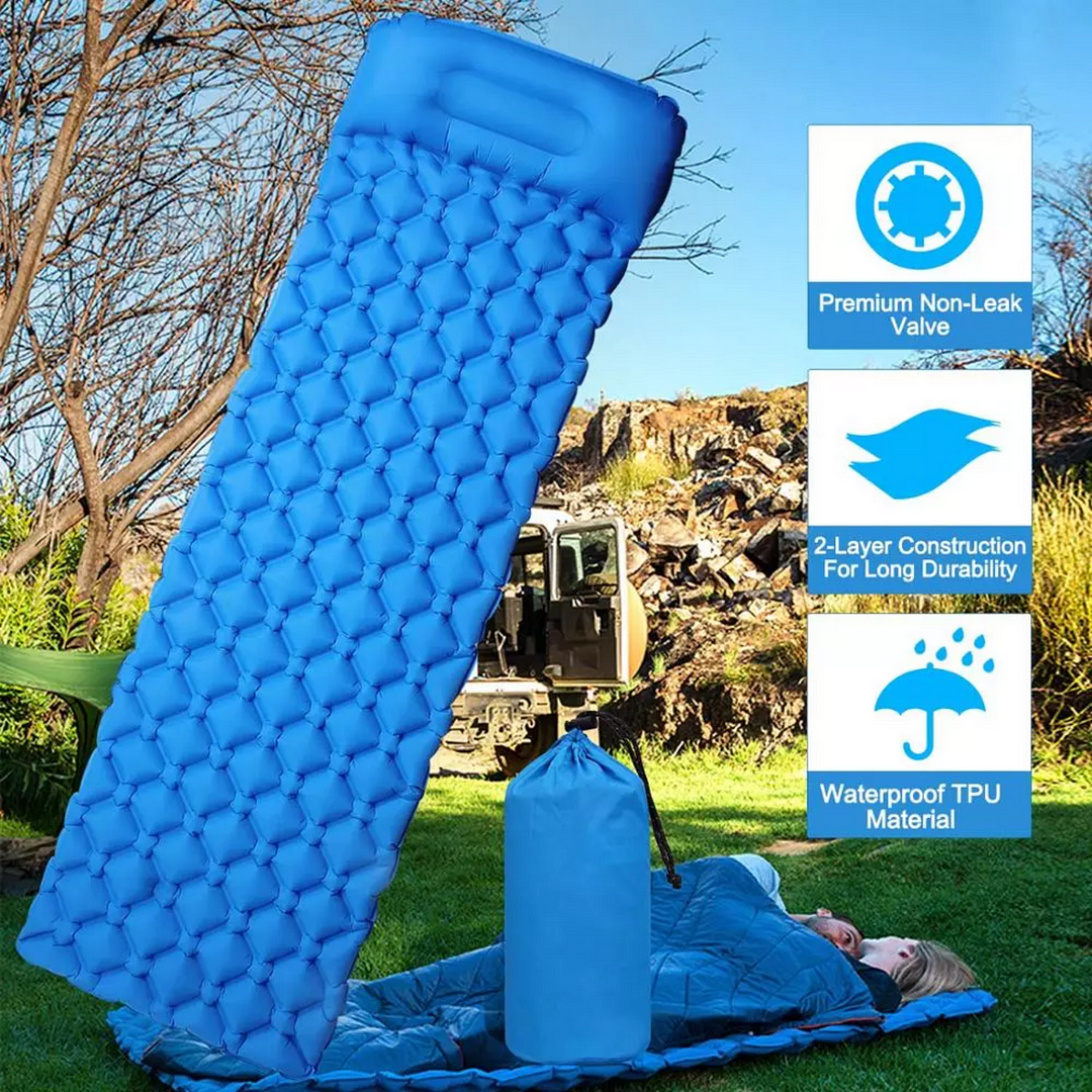 Ultralight Outdoor Inflatable Camping Mat - vzzhome