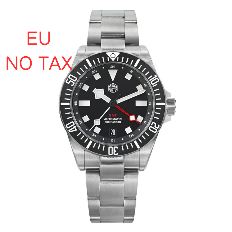 ★EU warehouse★Watchdives x San Martin 39mm NH34 GMT Dive Watch SN0121B San Martin Watch San Martin Watch