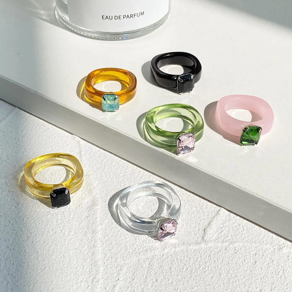 BTS V Color Transparent Ring