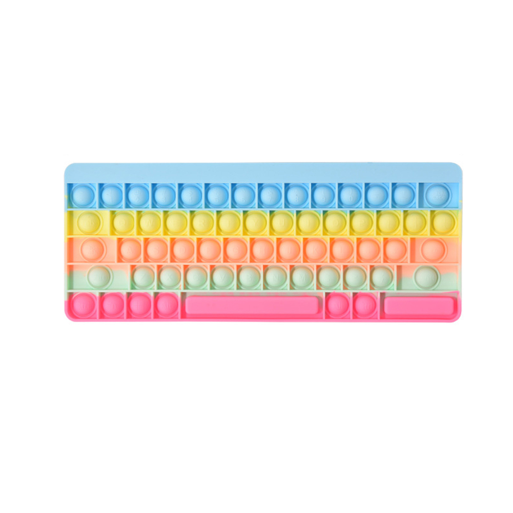 

Silicone Large Size Keyboard Push Bubble Autism Relax Toy Sensory Squeeze, 501 Original