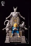 1/4 Scale Throne Super Saiyan Vegeta with LED - Dragon Ball Resin Statue - HunDian Studios