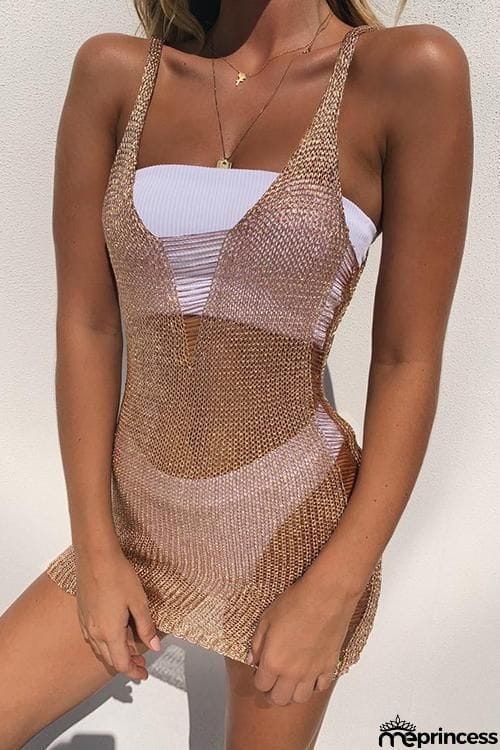 Glitter Hollow Cover Up