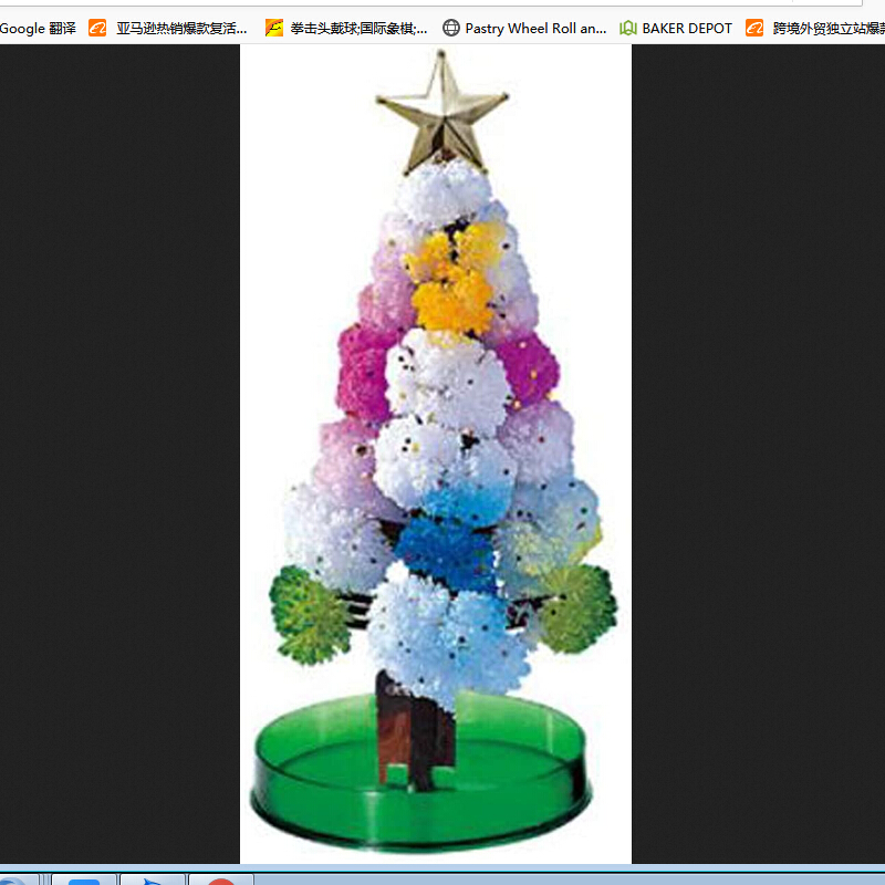 

3D Christmas Tree Ornaments Kids DIY Xmas Decoration, 2 #, 501 Original