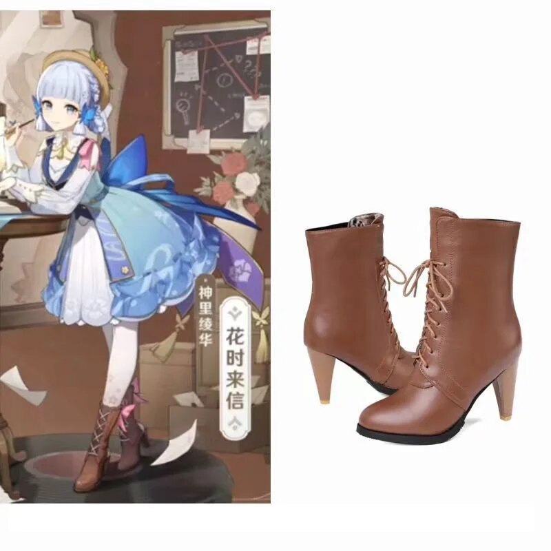 [Wetrose] In Stock Ayaka New Dress Outfit Cosplay Costume Springbloom Missive Kamisato Аяка Genshin Impact Set Wig Halloween Xmas