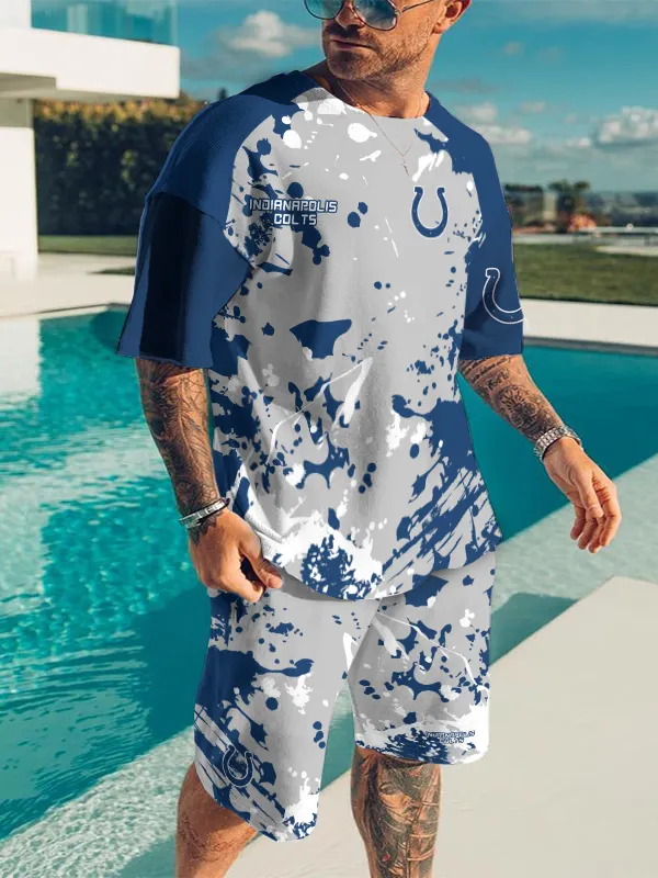 Indianapolis Colts Limited Edition Top And Shorts Two-Piece Suits