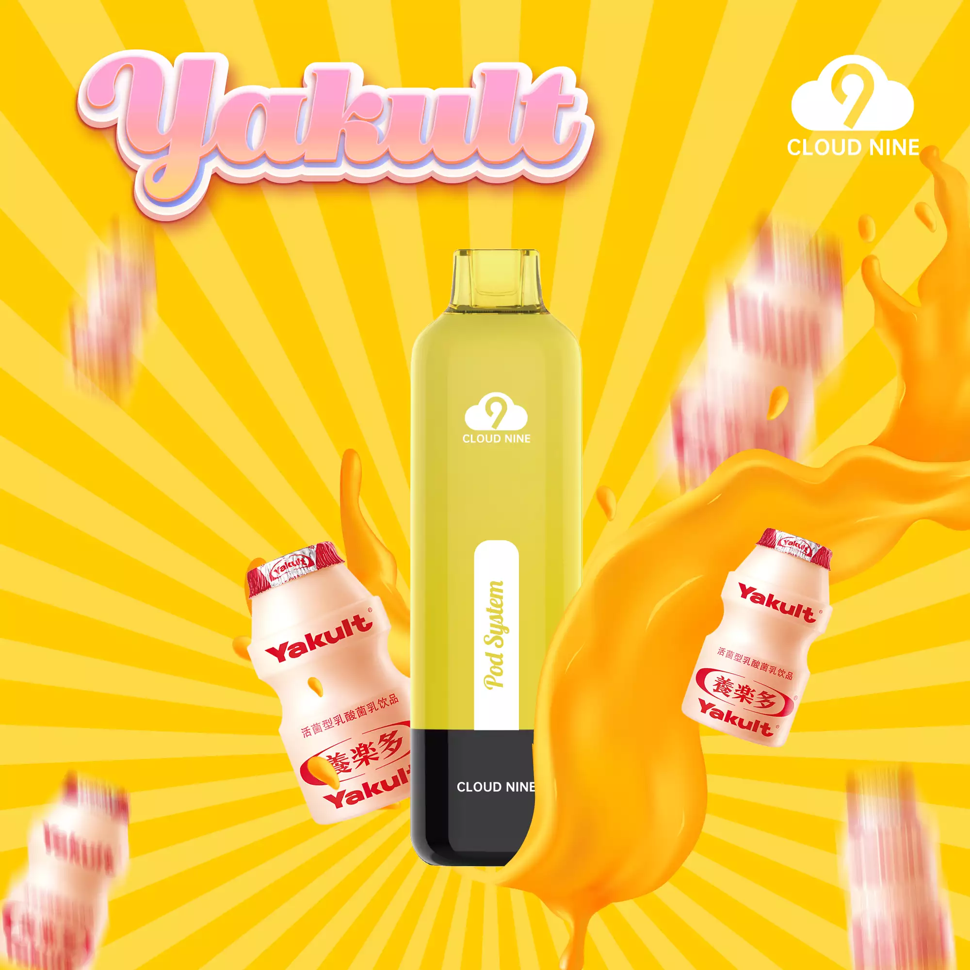 CLOUD NINE Q24 12000 | 12K Züge, 10ml, 500mAh | CLOUD Vape  fumotvapeshop