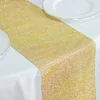 10"x108" Shiny Gold Crystal Rhinestone DIY Table Runner, Diamond Mesh Ribbon Bling Roll