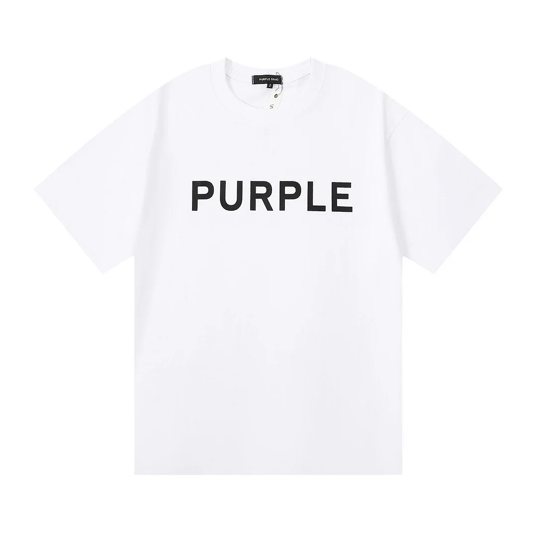 Purple 2023 new fashion T-shirt short sleeves