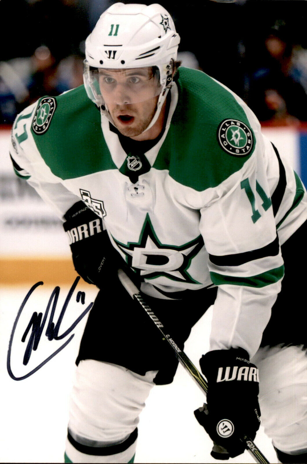 Curtis McKenzie SIGNED 4x6 Photo Poster painting DALLAS STARS #2