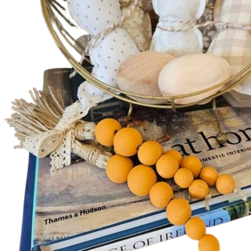 Wood Bead Carrots