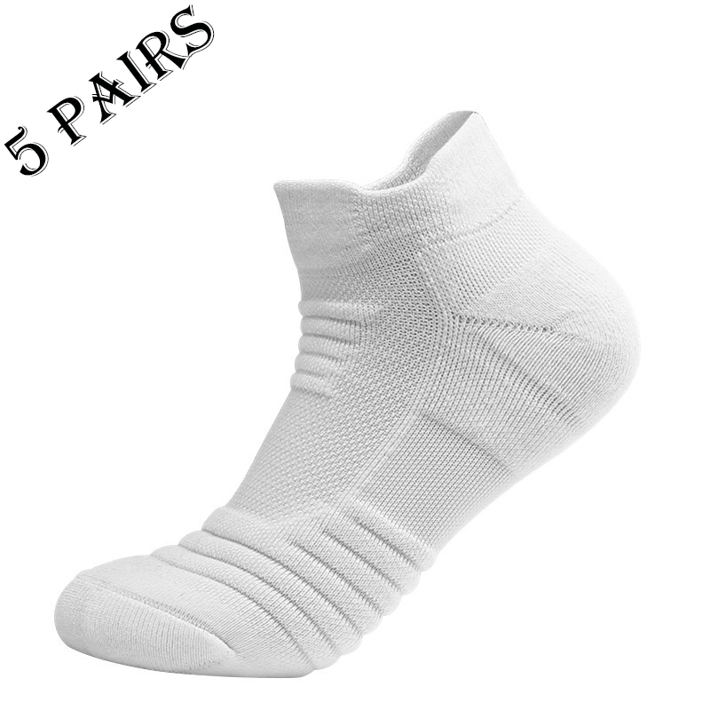 Unisex 5 Pairs Cotton Sweat-absorbent Sports Socks Football Socks / TECHWEAR CLUB / Techwear