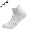 5 Pairs-Unisex Cotton Sweat-absorbent Sports Socks Football Socks by Inlyline