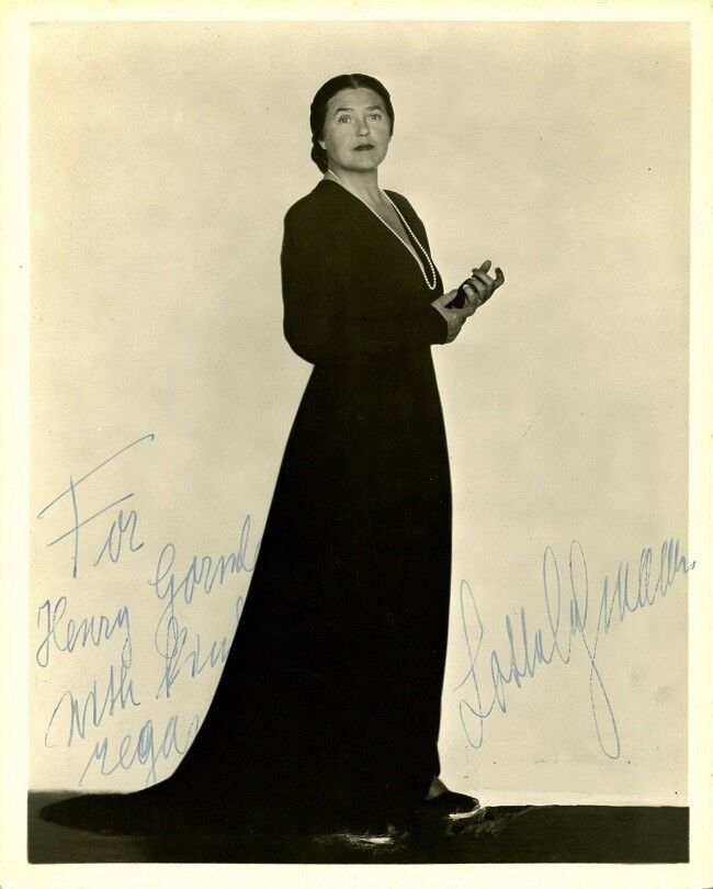 Opera Star LOTTE LEHMANN Vintage Signed Photo Poster painting