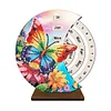 DIY Special Shape Flowers Butterfly Diamond Painting Spinning Calendar Kit