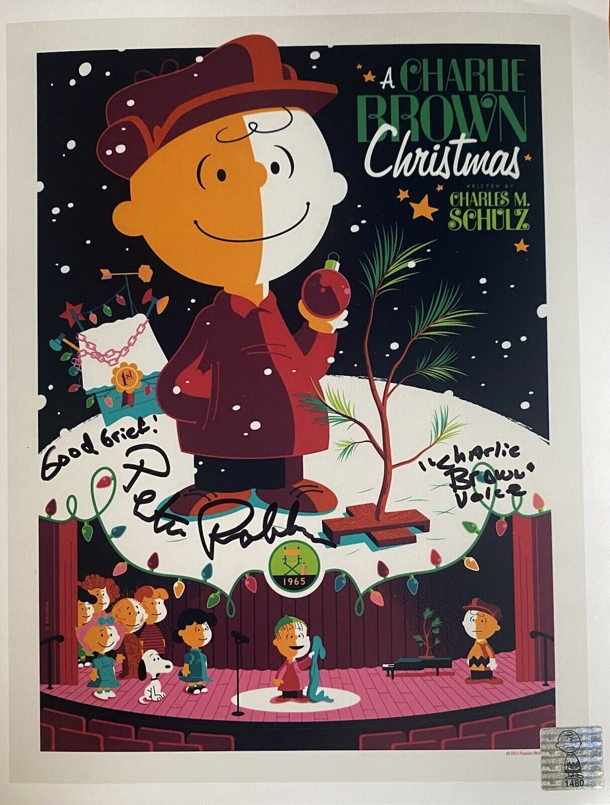 Peter Robbins signed Autographed 8x10 Photo Poster painting Voice Of Charlie Brown