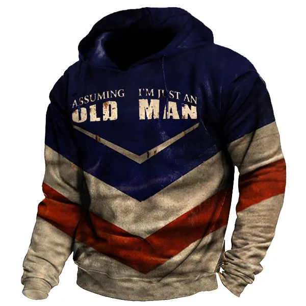 Asuuming I Am Just An Old Man Men's Hoodie 434a