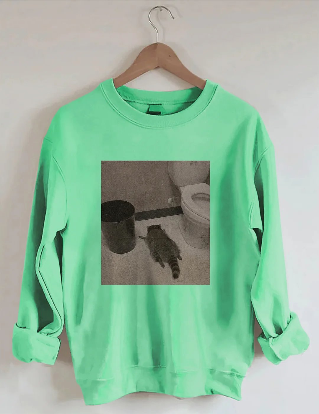 Funny Drunk Raccoon Sweatshirt