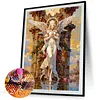 Roses and angels kit complet de peinture en diamant &agrave; perceuse carr&eacute;e 5D DIY pour adultes 40*50 cm