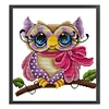 Owl - 14CT Stamped Cross Stitch 31*28cm/12.2*11.02in