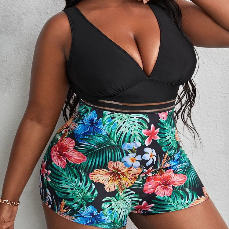 Bikini Swimwear Plus Size 240605-26