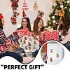 10PCS DIY Pearl Diamond Painting Christmas Fridge Magnets, Sparkling Rhinestone Refrigerator Magnet Craft Kit for Home Decor & Gifts