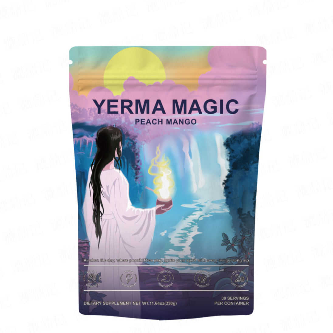 Yerba Mate Instant Tea Powder - Energizing Herbal Drink for Health and Vitality