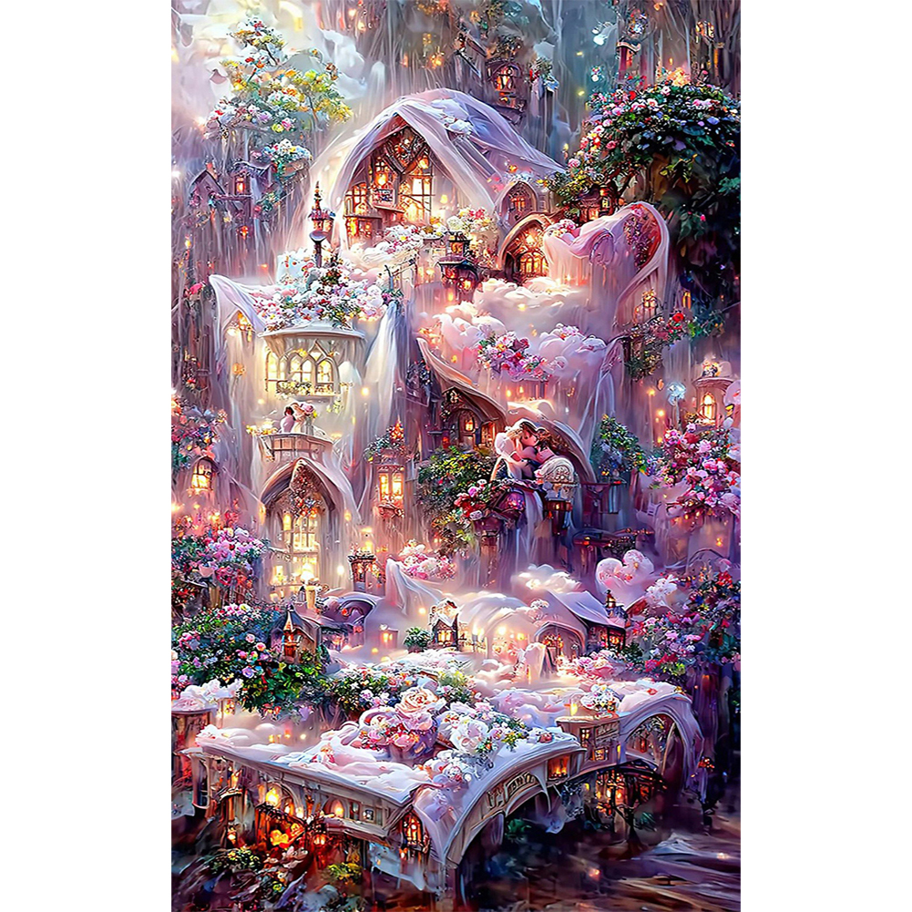 

Garden Wonderland - 18CT Stamped Cross Stitch - 50*80CM (Big Size), 501 Original