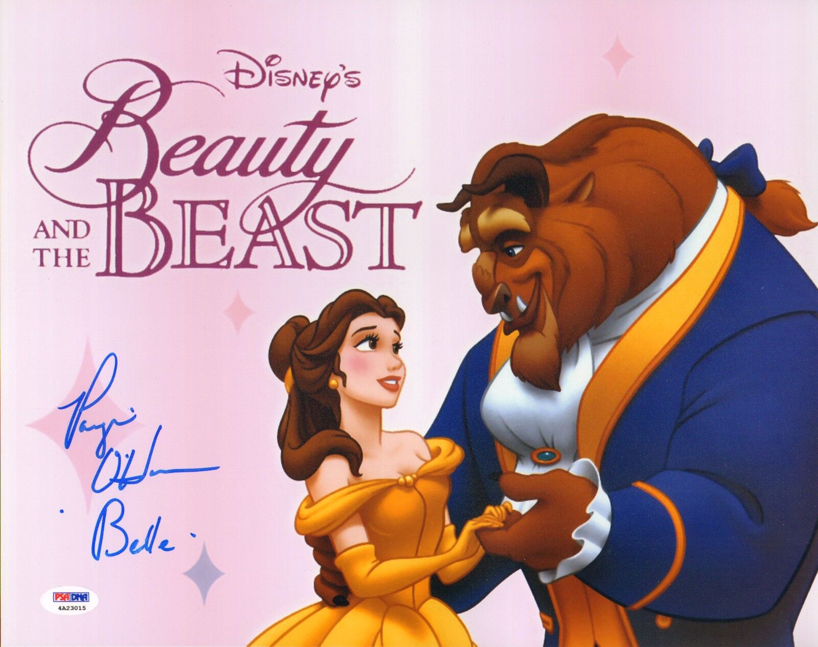 Paige O'Hara Signed Beauty & the Beast 11x14 Photo Poster painting PSA/DNA Disney Princess Belle