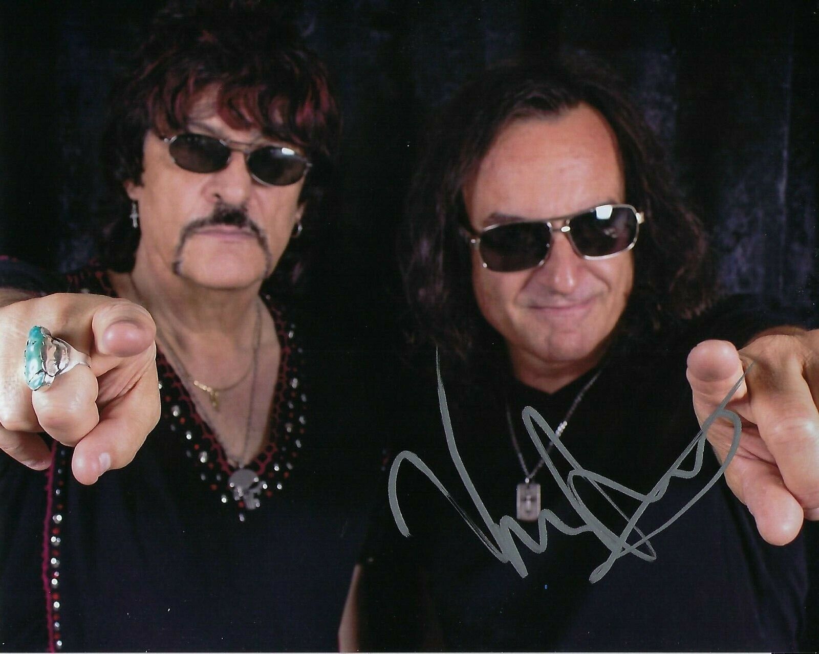 GFA Dio & Black Sabbath Drummer * VINNIE APPICE * Signed 8x10 Photo Poster painting PROOF V4 COA