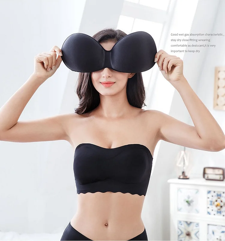 Nakans Strapless Bra for Big Busted Women Full Support Non-Slip Convertible  Bandeau Bra Women Solid Color (Color : Black, Size : 90g) : :  Clothing, Shoes & Accessories