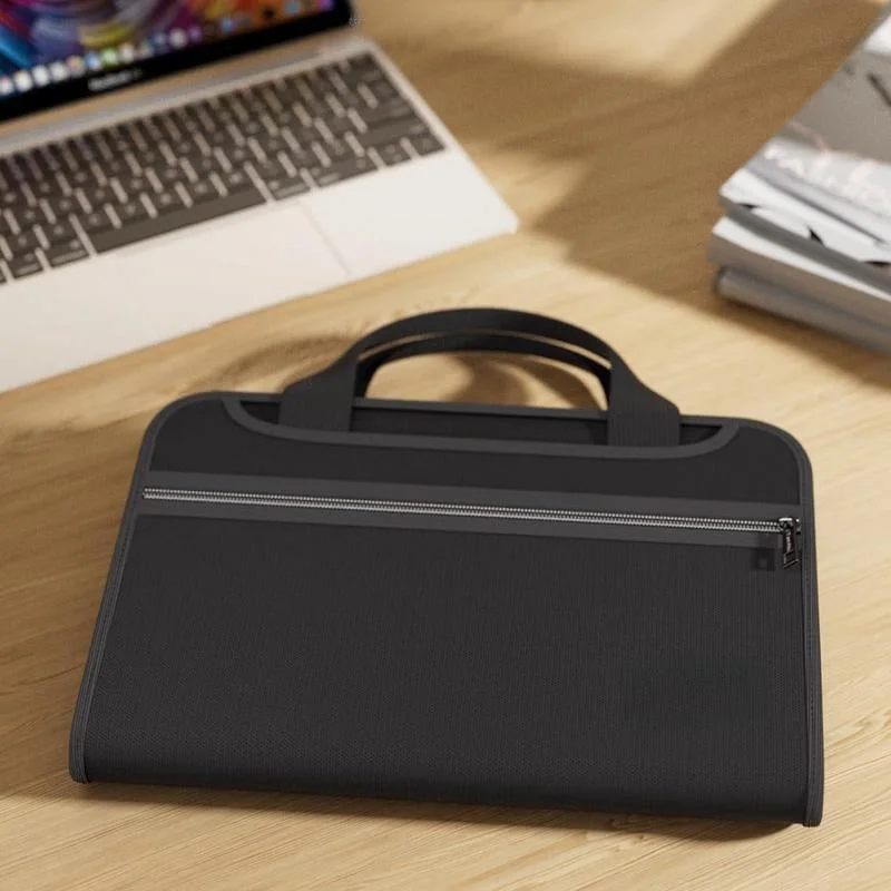 Fireproof Document Bag Silicone Coated Fire Resistant Money File Folder Holder O