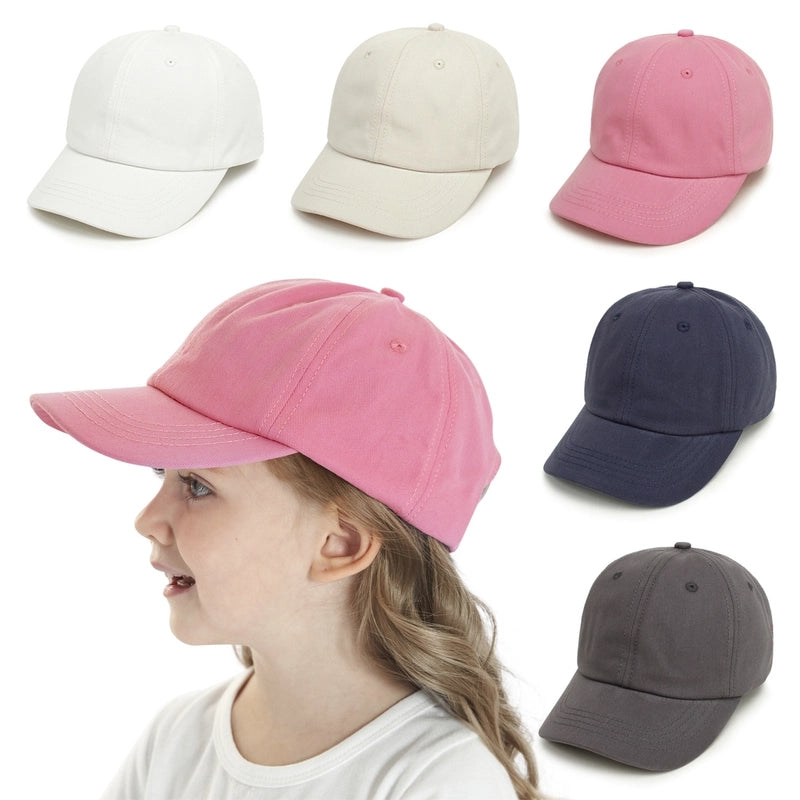 Children's Hat Summer Sun Hat Boys' Light Plate Light Body Cap Girls' Baseball Cap Baby Solid Color Sun Hat3