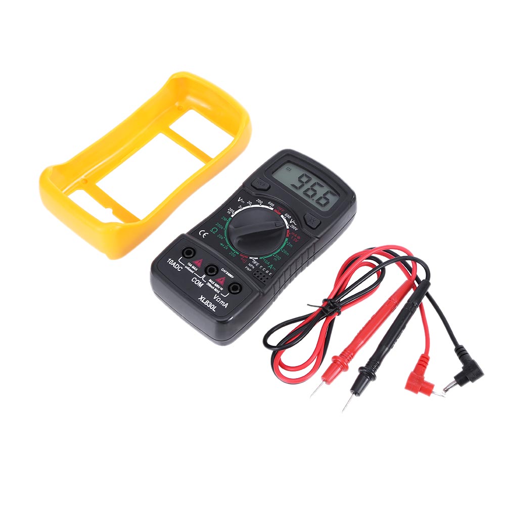 Digital Multimeter Ohm Resistance Temperature Meter with AC/DC Voltage