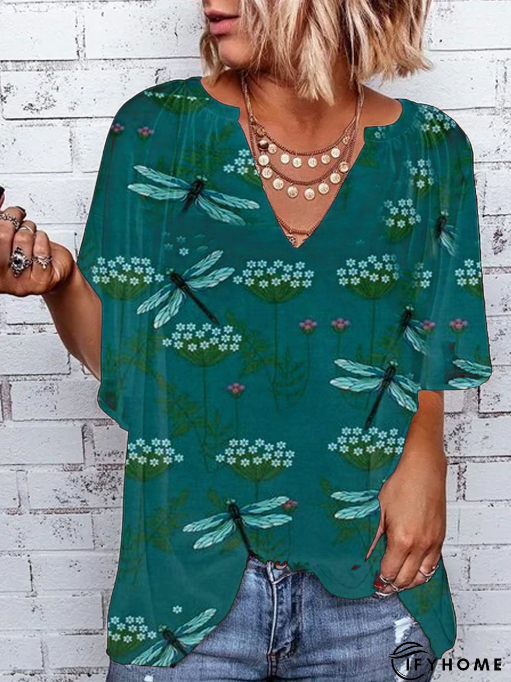 Animal Short Sleeve Tops | IFYHOME