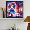 Diamond Painting-DIY Full Round Drill Girl