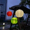 12 inch LED Round Solar Lantern Pendant Waterproof for Decoration