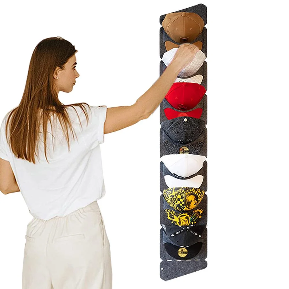 Baseball Cap Organizer Hat Rack for Baseball Caps for Store and Display Your Baseball Cap Collection