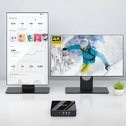 【美品】GMKtec NucBox3 KB3 Win11 NucBox 3 Mini PC--Windows 11 Home OS + 4K 60Hz DP Port