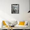 【Clearance Sale】White Tiger-Partial Special Shaped Diamond Painting 30*40CM